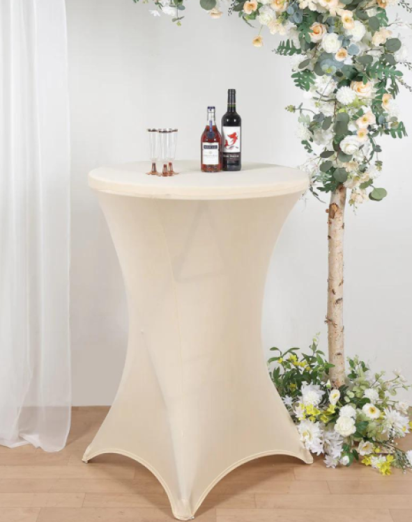 30 x 42 Round Cocktail Table Covering