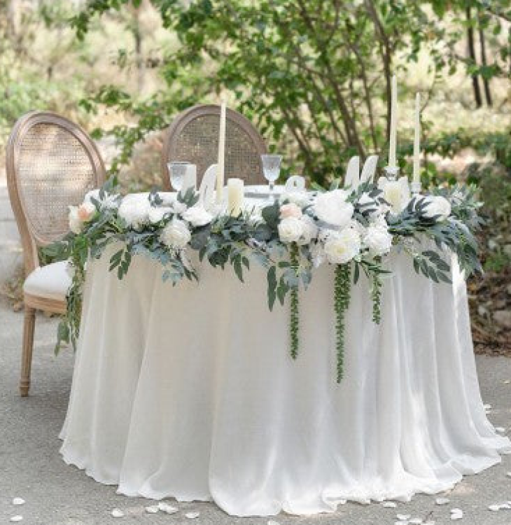60 Half Round Table Covering