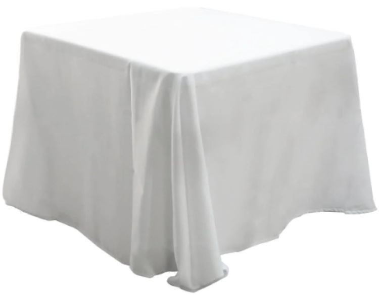 34 Plastic Square Table Covering
