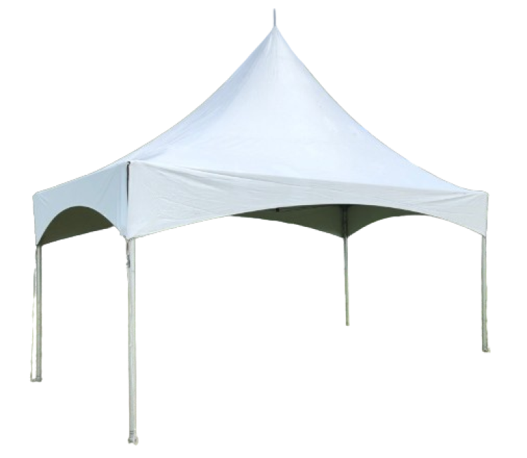 10'x20' Premium High Peak Frame Tent - White